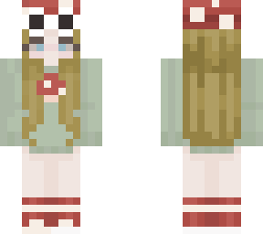mushroom girl but wihit better goggles