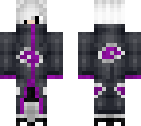 purple akatski white hair