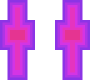 purple/pink skin
