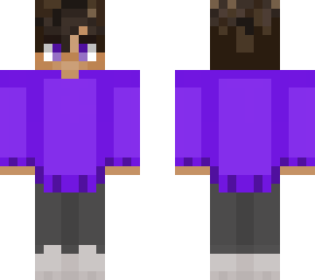 purple sweater