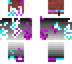 purpple and blue man glitcheado