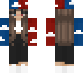 red and blue girl