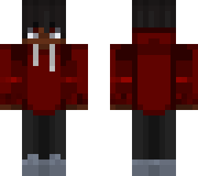 red hoodie