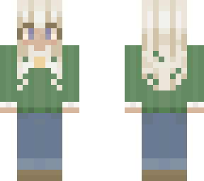 stram's green sweater