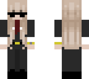 swaggy suit girl with glasses