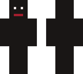 the black entity with mouth