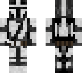 white mandalorian