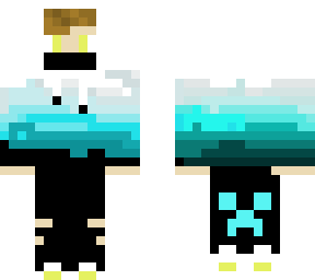 wiht blu black gamer boy
