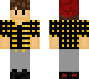 yellow plaid boy