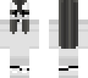 black and white