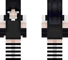 black and white striped :3