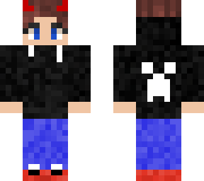 black creeper hoodie demon