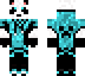black cyan panda
