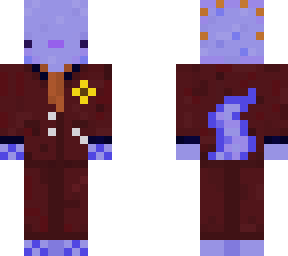 blue axolotl in a suit