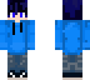 blue based custom skin