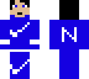 blue nike boy