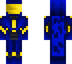 blue x