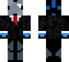 bluestranaught in a suit