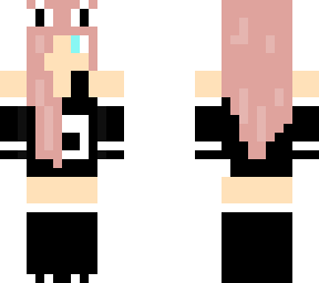 cat girl with maid dress