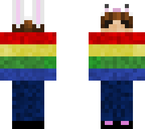cute bunny hat gf skin