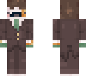 frog character with suit