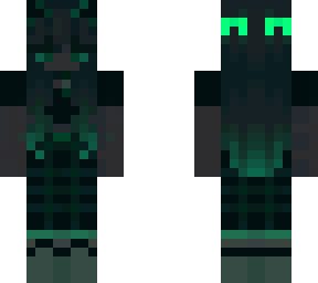 green/glow in the dark demon girl