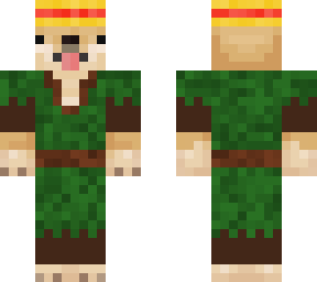 green tunic serf doge