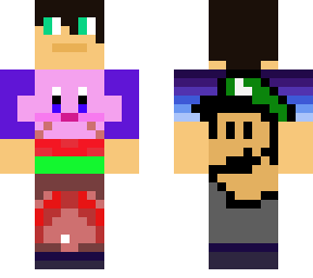 kirby con luigi