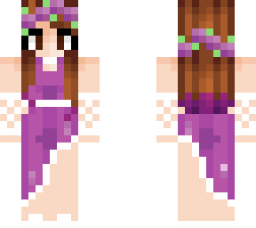 magenta girl with dress