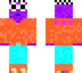 neon trendy alien