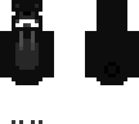 polar bear in shadow bear hoodie