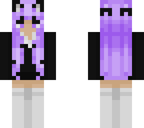 purple cat girl skin