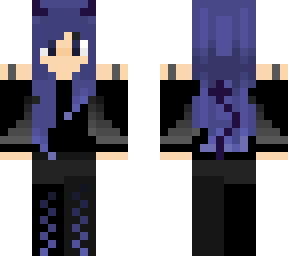 purple demon girl {evil}