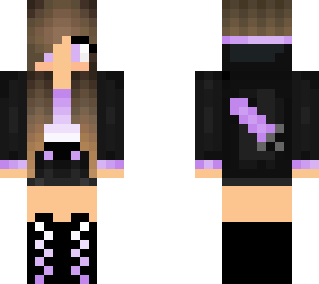 purple gamer girl!