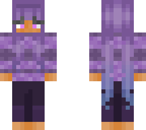 purple sweater aesthetic