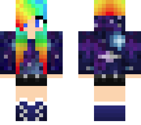 rainbow girl