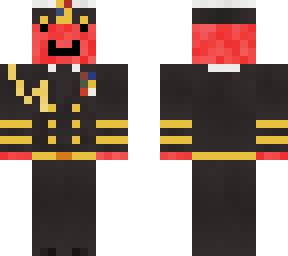 red orange belt man