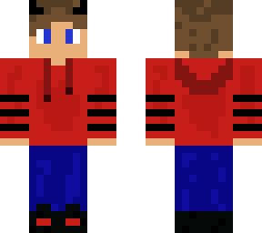 red sweatshirt kid
