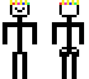 stick man with thicc booty