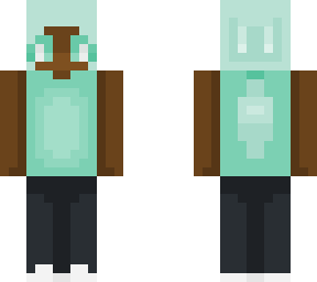 teal person