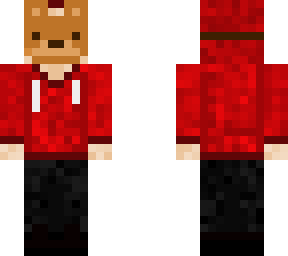 bear mask person