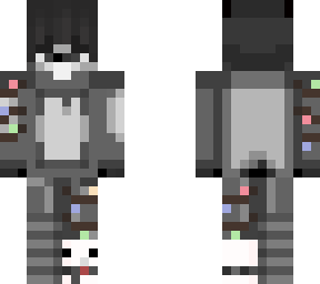 black & white reindeer