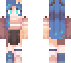 blue girl