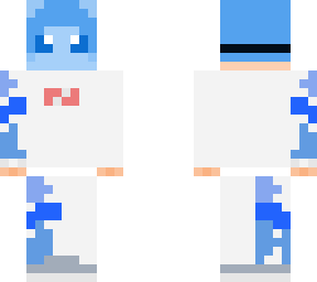 blue hair boy