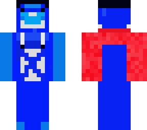 blue happy skin