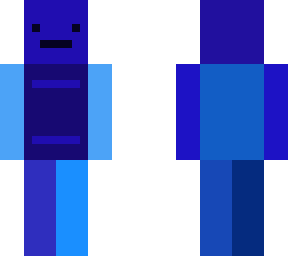 blue man