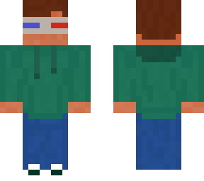 cool skin , theatre glasses , hoodie