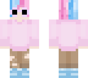 cotton candy boy w/glasses
