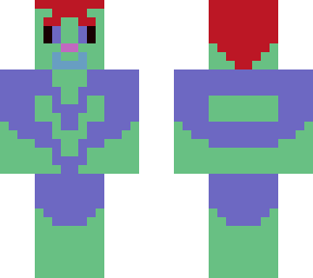 creepy red haired alien guy