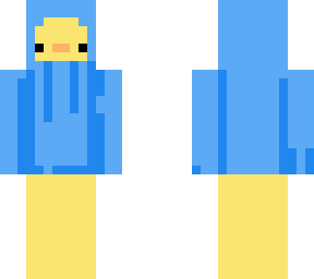 duck with a hoody